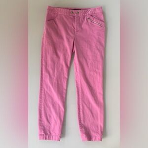 Women's Pink Slim Ankle Pants